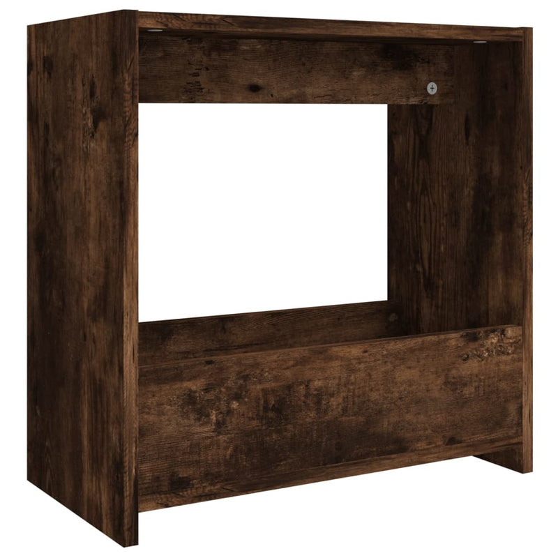 vidaXL füstös tölgy színű szerelt fa kisasztal 50 x 26 x 50 cm