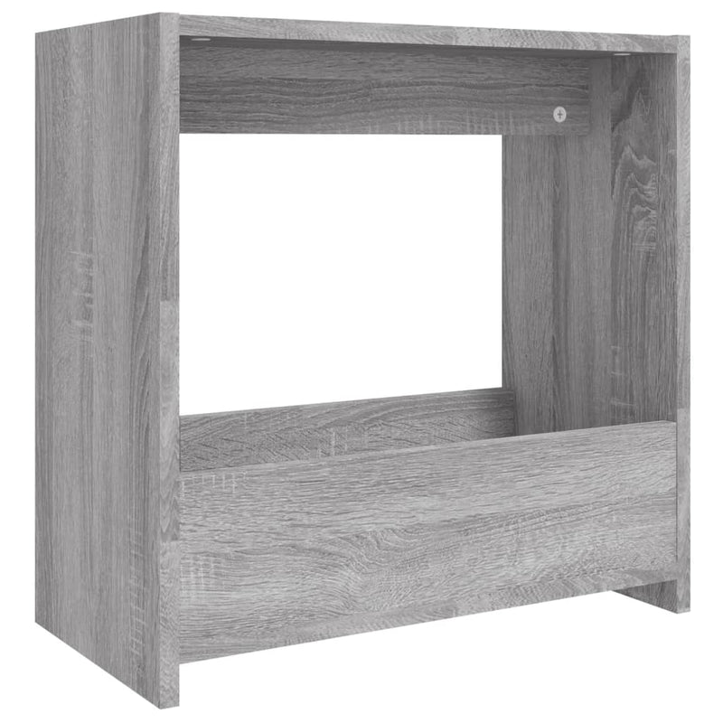 vidaXL szürke sonoma színű szerelt fa kisasztal 50 x 26 x 50 cm