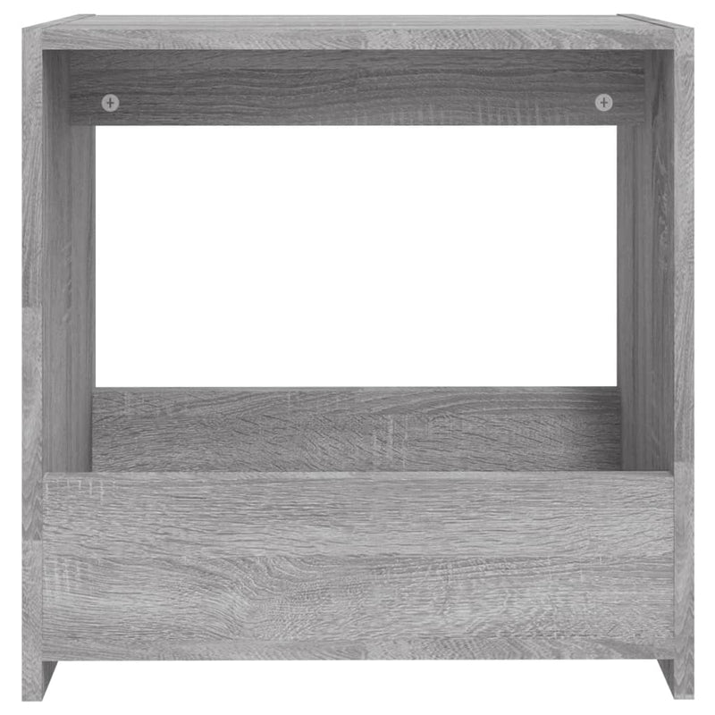 vidaXL szürke sonoma színű szerelt fa kisasztal 50 x 26 x 50 cm