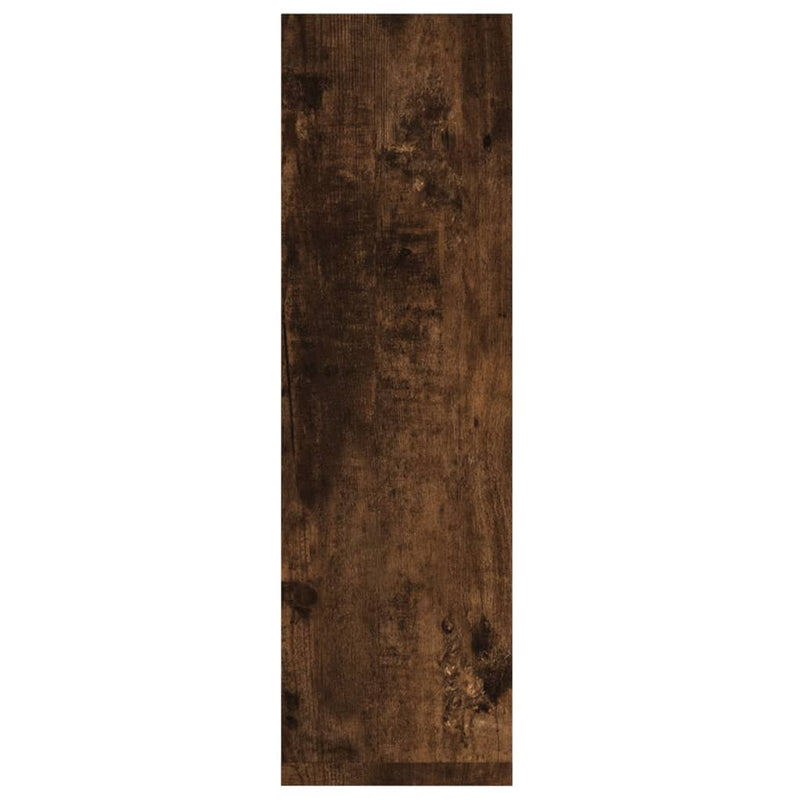 vidaXL 2 db füstös tölgy színű szerelt fa falipolc 50 x 15 x 50 cm