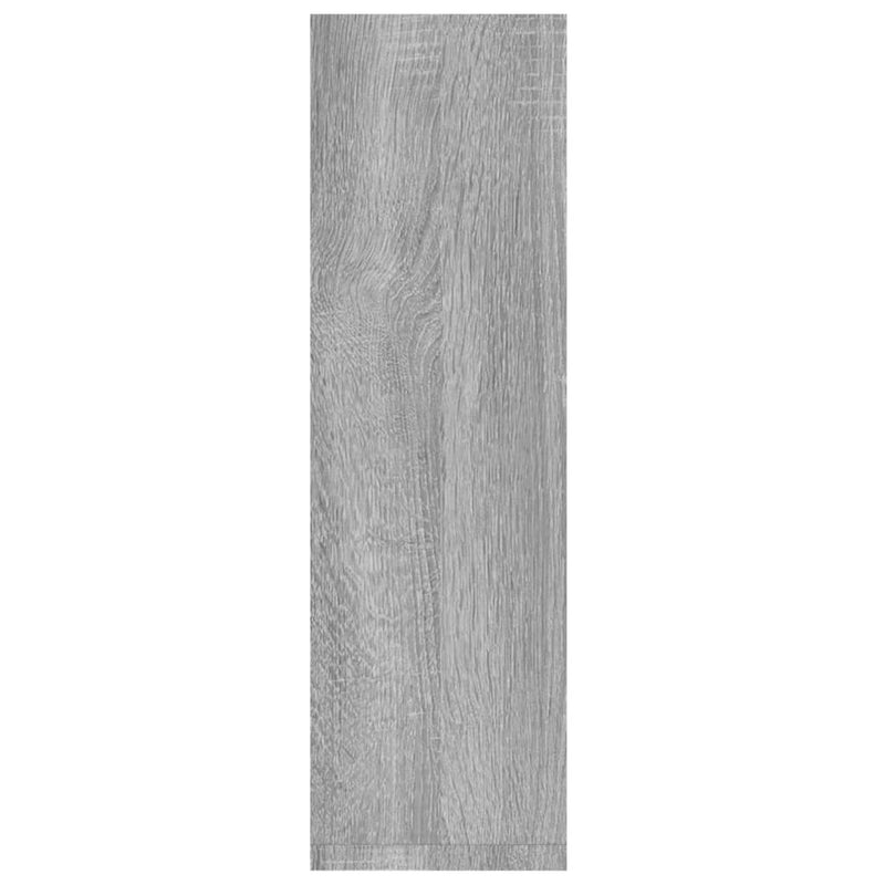 vidaXL 2 db szürke sonoma színű szerelt fa falipolc 50 x 15 x 50 cm