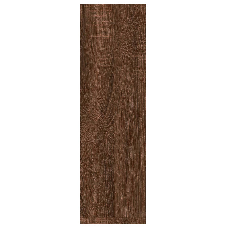 vidaXL 2 db barna tölgyszínű szerelt fa fali kockapolc 50 x 15 x 50 cm