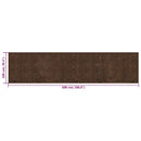 vidaXL Paraaforgács Barna 500 x 100 cm Para és gumi