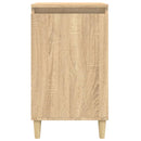 vidaXL 2 db sonoma tölgy színű szerelt fa éjjeliszekrény 40x35x70 cm