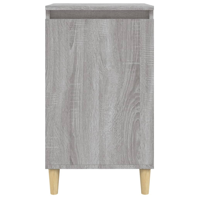 vidaXL szürke sonoma színű szerelt fa éjjeliszekrény 40x35x70 cm