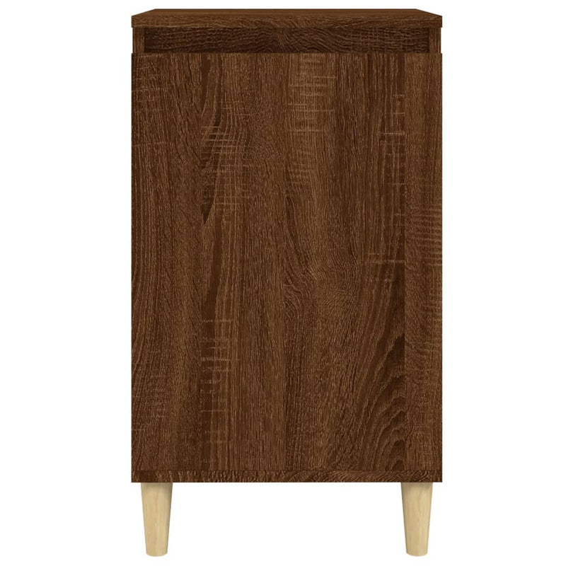vidaXL barna tölgyszínű szerelt fa éjjeliszekrény 40x35x70 cm