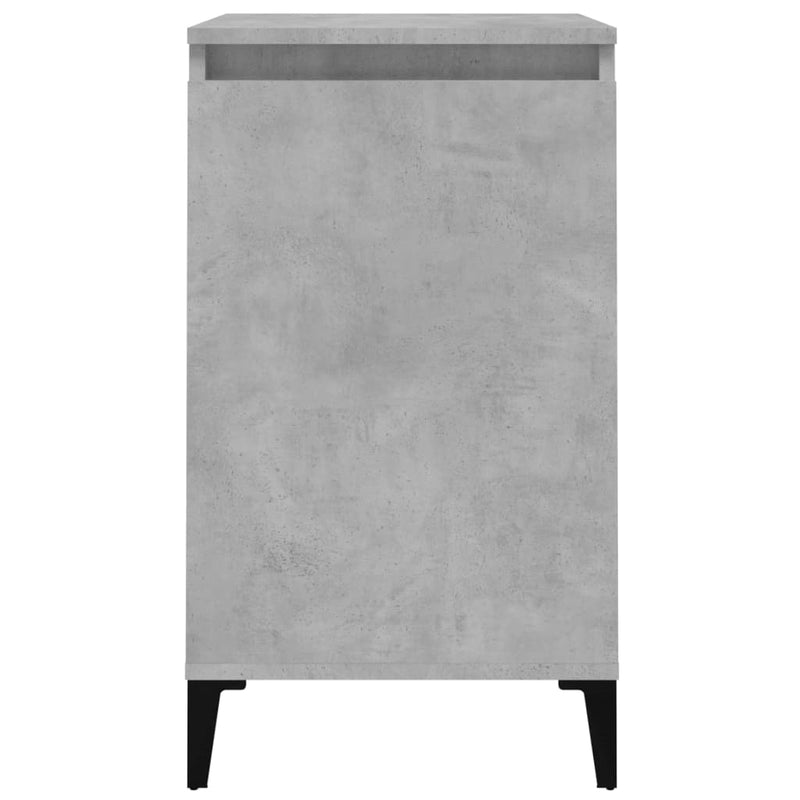 vidaXL betonszürke szerelt fa éjjeliszekrény 40x35x70 cm