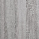 vidaXL szürke sonoma színű szerelt fa éjjeliszekrény 40x35x70 cm