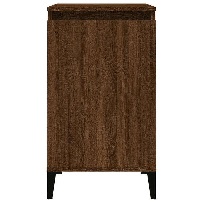 vidaXL barna tölgyszínű szerelt fa éjjeliszekrény 40x35x70 cm