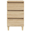 vidaXL sonoma tölgy színű szerelt fa éjjeliszekrény 40x35x70 cm