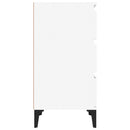 vidaXL fehér szerelt fa éjjeliszekrény 40 x 35 x 70 cm