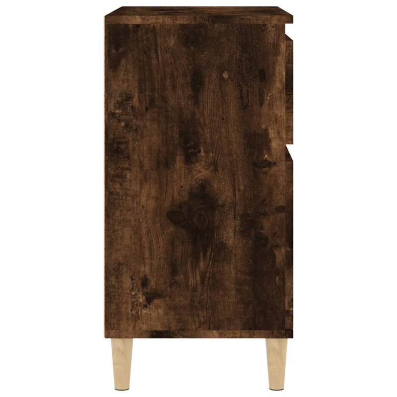 vidaXL füstös tölgy színű szerelt fa tálalószekrény 60 x 35 x 70 cm