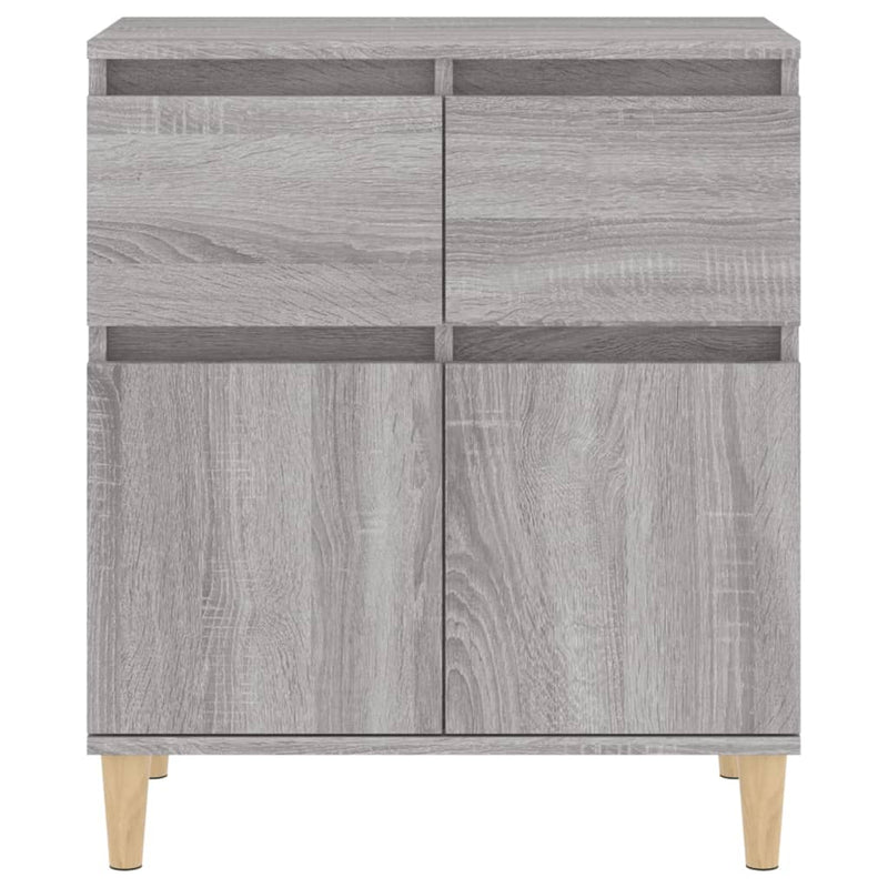vidaXL szürke sonoma színű szerelt fa tálalószekrény 60 x 35 x 70 cm