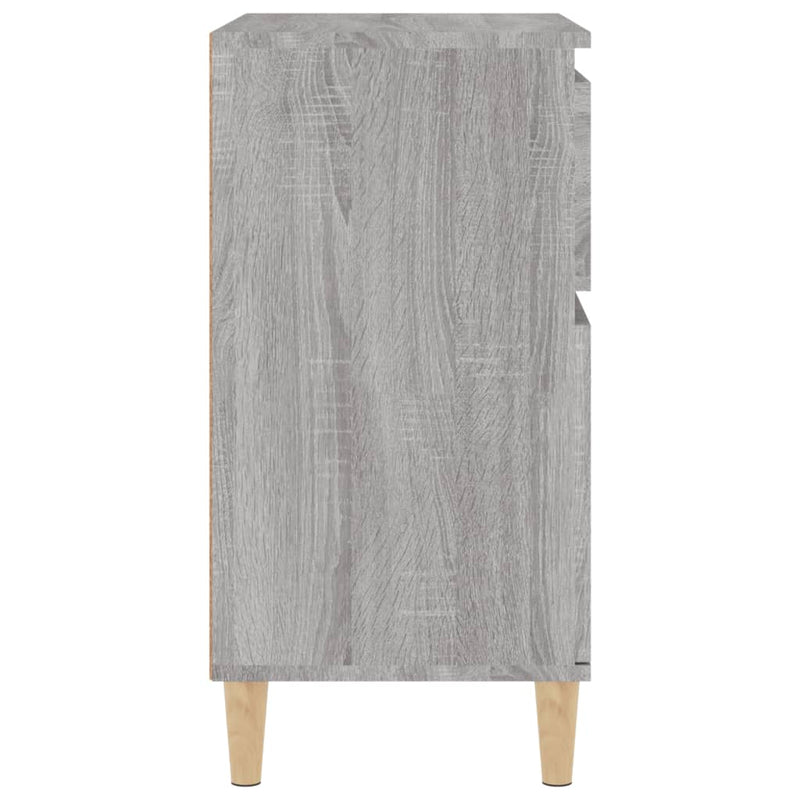 vidaXL szürke sonoma színű szerelt fa tálalószekrény 60 x 35 x 70 cm