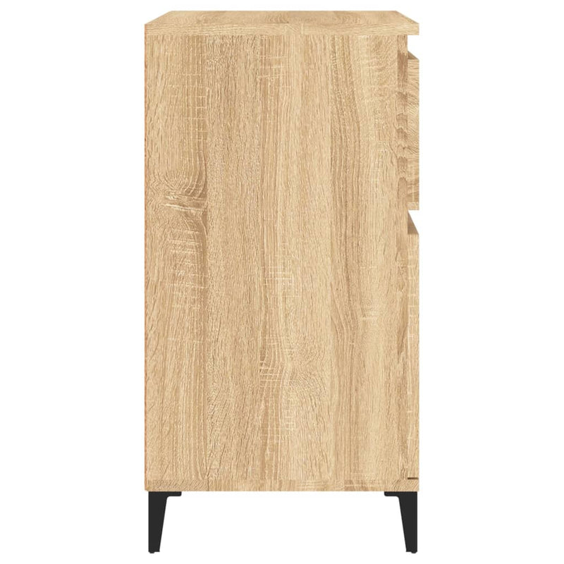 vidaXL sonoma tölgy színű szerelt fa tálalóasztal 60 x 35 x 70 cm