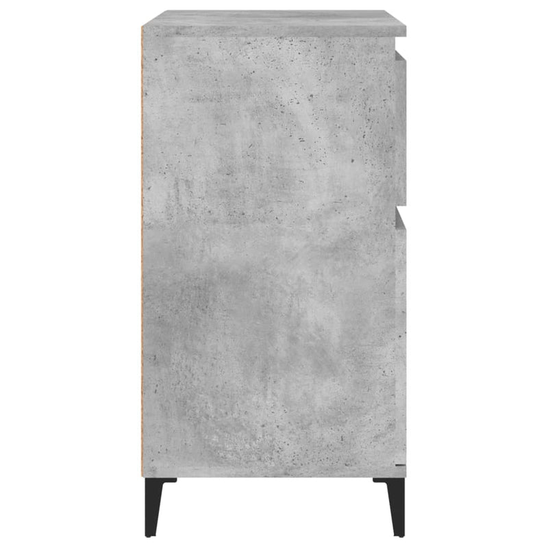 vidaXL betonszürke szerelt fa tálalószekrény 60 x 35 x 70 cm