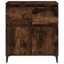 vidaXL füstös tölgy színű szerelt fa tálalószekrény 60 x 35 x 70 cm