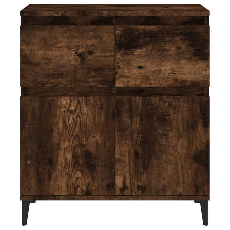 vidaXL füstös tölgy színű szerelt fa tálalószekrény 60 x 35 x 70 cm