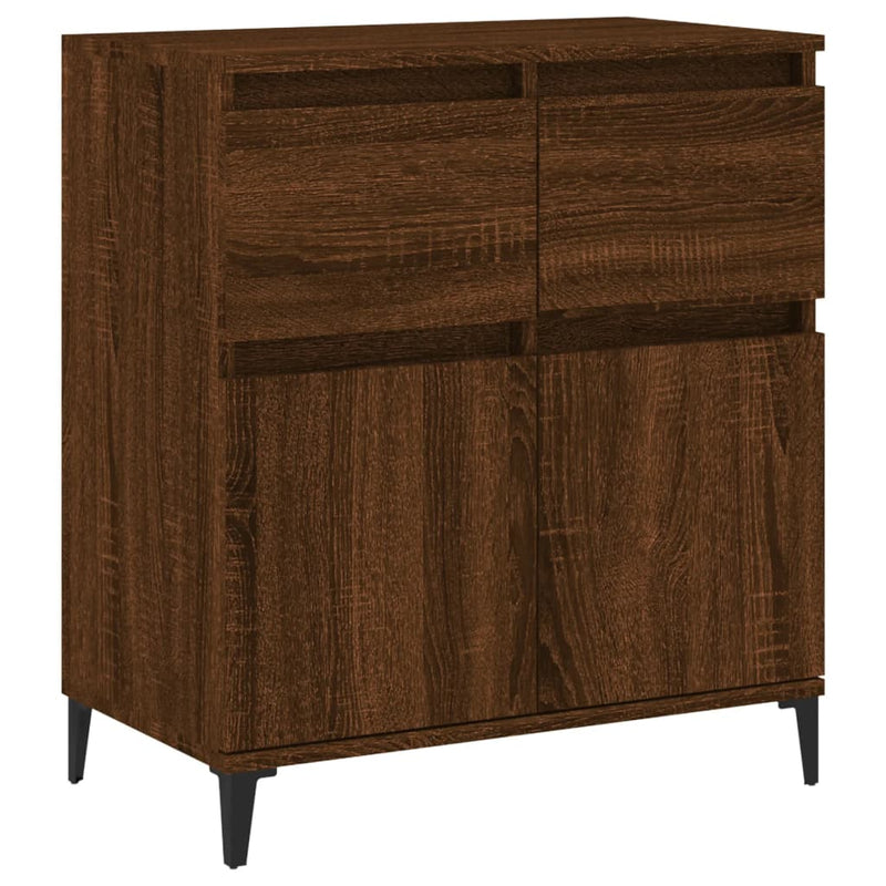 vidaXL barna tölgy színű szerelt fa tálalószekrény 60 x 35 x 70 cm