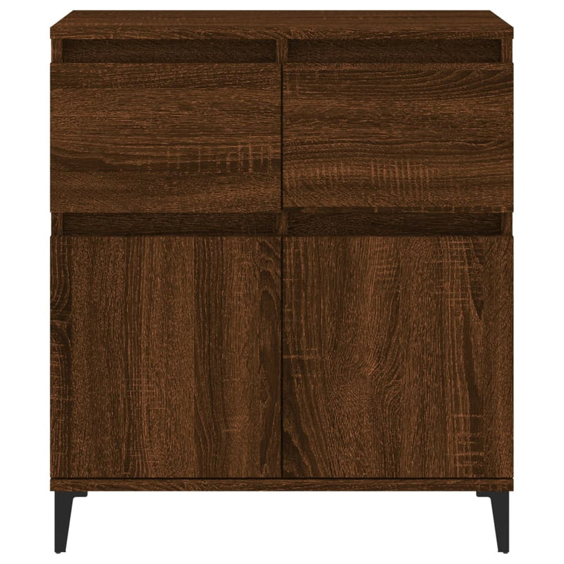 vidaXL barna tölgy színű szerelt fa tálalószekrény 60 x 35 x 70 cm