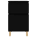 vidaXL fekete éjjeliszekrény 40 x 35 x 70 cm