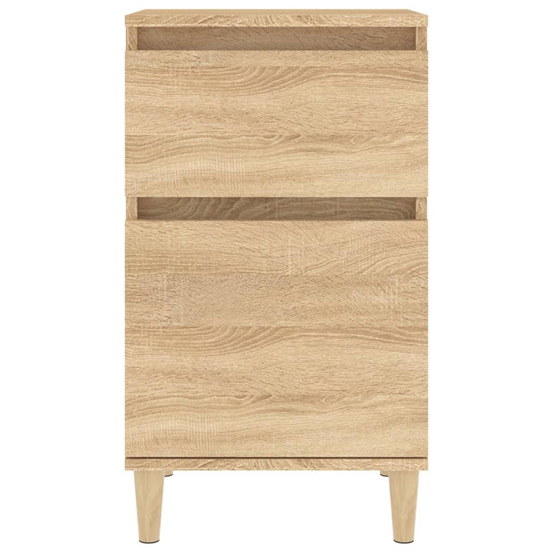 vidaXL 2 db sonoma tölgy színű éjjeliszekrény 40 x 35 x 70 cm