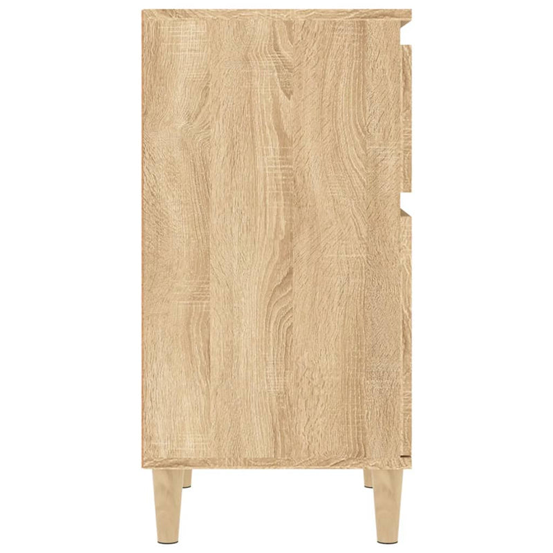 vidaXL 2 db sonoma tölgy színű éjjeliszekrény 40 x 35 x 70 cm