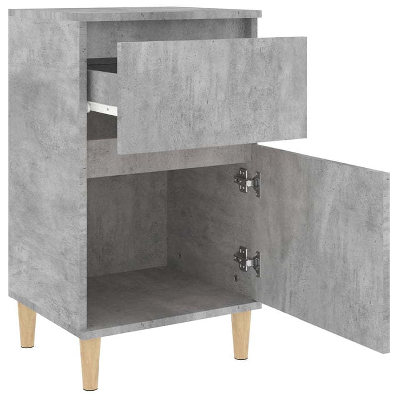 vidaXL betonszürke éjjeliszekrény 40 x 35 x 70 cm