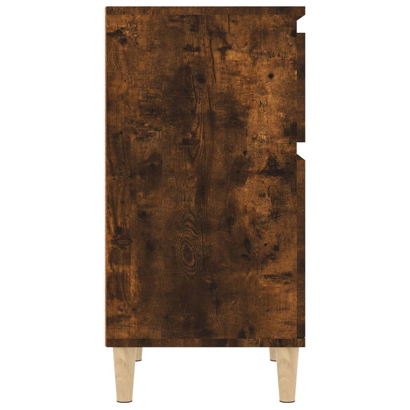 vidaXL 2 db füstös tölgy színű éjjeliszekrény 40 x 35 x 70 cm