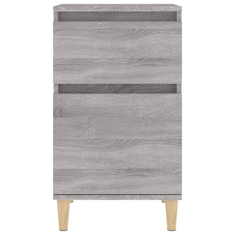 vidaXL 2 db szürke sonoma színű éjjeliszekrény 40 x 35 x 70 cm