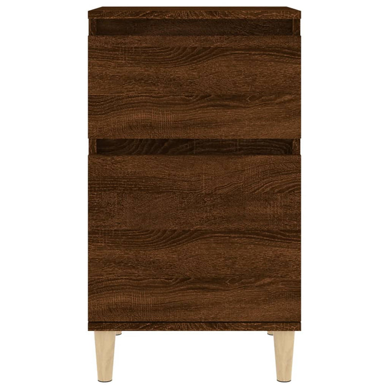 vidaXL 2 db barna tölgyszínű éjjeliszekrény 40 x 35 x 70 cm