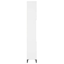 vidaXL fehér szerelt fa fürdőszobaszekrény 30 x 30 x 190 cm