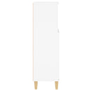vidaXL fehér szerelt fa fürdőszobaszekrény 30 x 30 x 100 cm