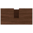 vidaXL barna tölgyszínű szerelt fa fürdőszobaszekrény 65x33x60 cm