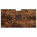 vidaXL füstös tölgy színű szerelt fa fürdőszobaszekrény 65x33x60 cm