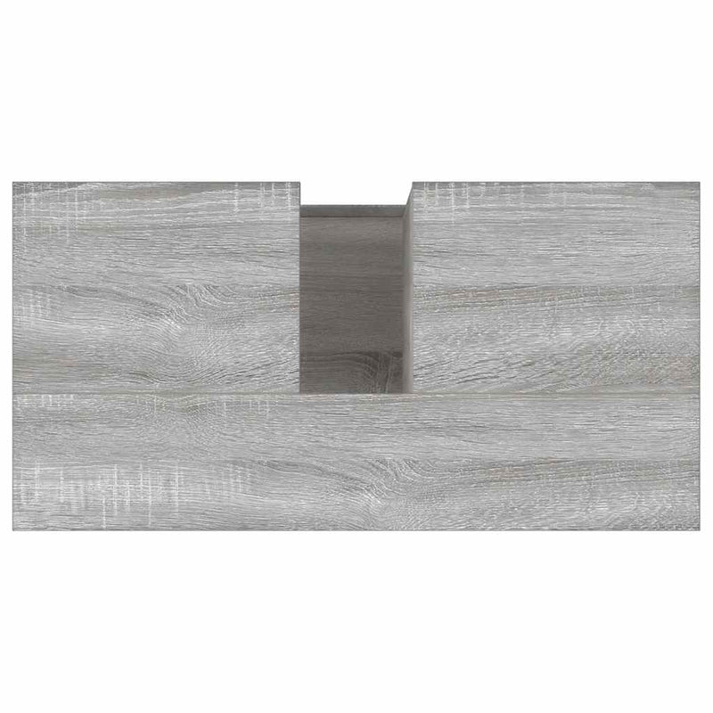 vidaXL szürke sonoma színű szerelt fa fürdőszobaszekrény 65x33x60 cm