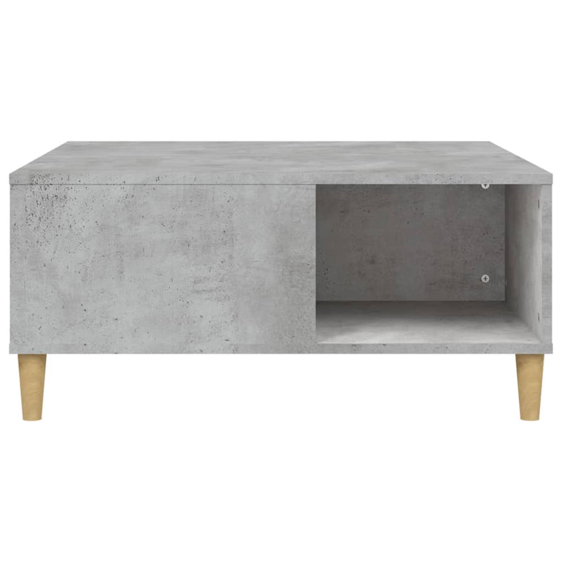 vidaXL betonszürke szerelt fa dohányzóasztal 80x80x36,5 cm