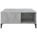 vidaXL betonszürke szerelt fa dohányzóasztal 80x80x36,5 cm