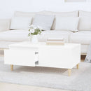 vidaXL fehér szerelt fa dohányzóasztal 90 x 50 x 36,5 cm