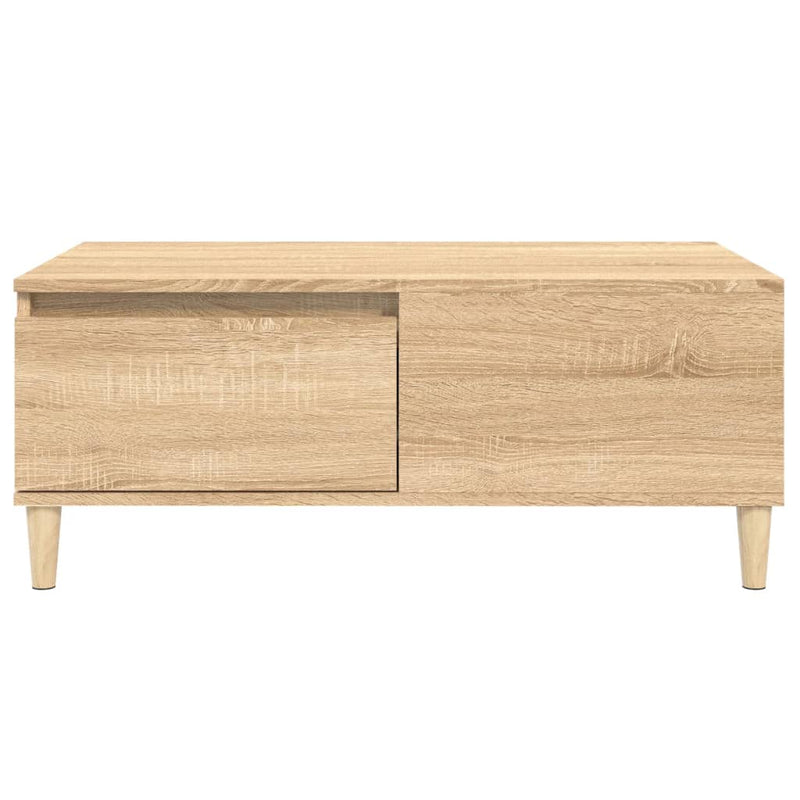 vidaXL sonoma tölgy színű szerelt fa dohányzóasztal 90 x 50 x 36,5 cm