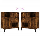 vidaXL füstös tölgy színű szerelt fa tálalószekrény 60 x 35 x 70 cm