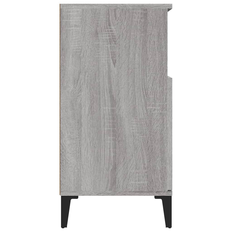 vidaXL szürke sonoma színű szerelt fa tálalószekrény 60 x 35 x 70 cm