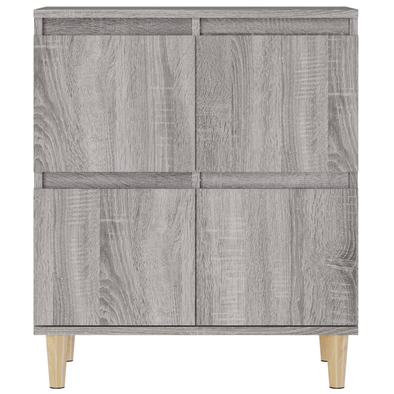 vidaXL szürke sonoma színű szerelt fa tálalószekrény 60 x 35 x 70 cm
