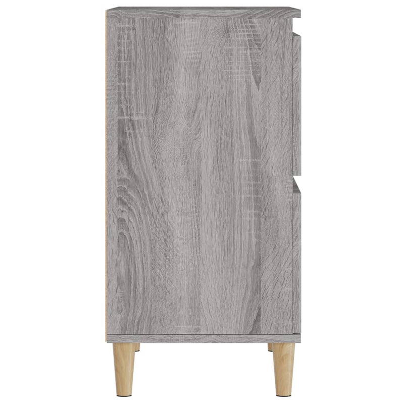 vidaXL szürke sonoma színű szerelt fa tálalószekrény 60 x 35 x 70 cm