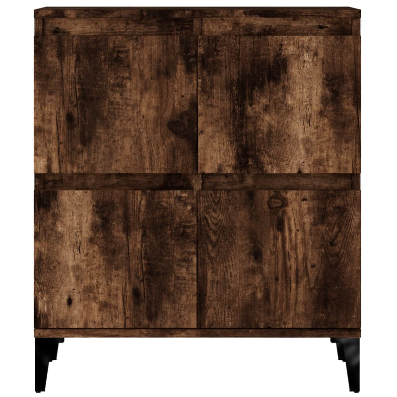 vidaXL füstös tölgy színű szerelt fa tálalószekrény 60 x 35 x 70 cm