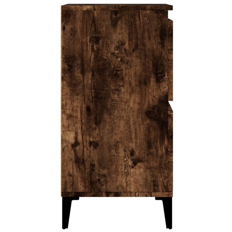 vidaXL füstös tölgy színű szerelt fa tálalószekrény 60 x 35 x 70 cm