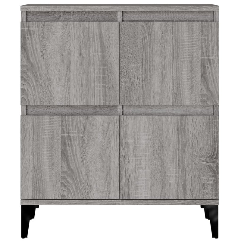 vidaXL szürke sonoma színű szerelt fa tálalószekrény 60 x 35 x 70 cm