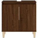 vidaXL barna tölgyszínű szerelt fa mosdószekrény 58x33x60 cm