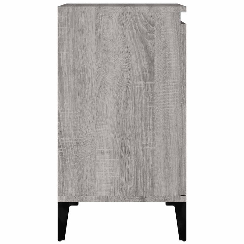 vidaXL szürke sonoma színű szerelt fa mosdószekrény 58x33x60 cm