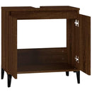 vidaXL barna tölgyszínű szerelt fa mosdószekrény 58x33x60 cm